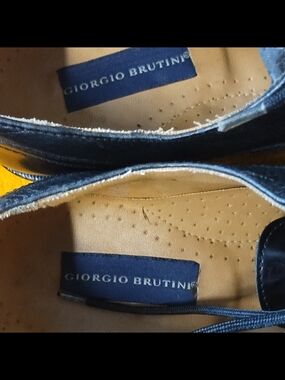 Giorgio Brutini Black Leather Oxfords